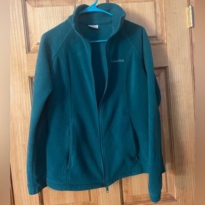 Hardly worn zip up Columbia fleece jacket